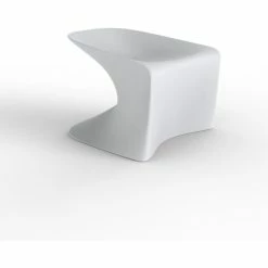Vondom WING Hocker - 47x44x36 Cm - Eis + RGB LED + Akku