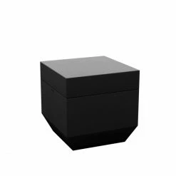 Vondom VELA OTTOMAN Hocker - 40x40x40 Cm - Schwarz