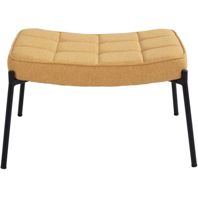 House Nordic Glasgow Fußhocker - 41x61x36 Cm - Curry 4 House Nordic Glasgow Fußhocker - 41x61x36 Cm - Curry – Bild 2