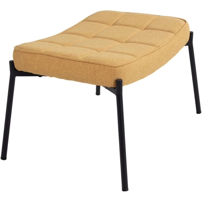 House Nordic Glasgow Fußhocker - 41x61x36 Cm - Curry 5 House Nordic Glasgow Fußhocker - 41x61x36 Cm - Curry – Bild 3