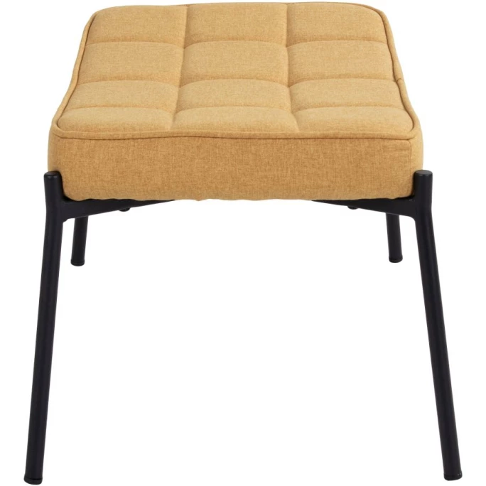 House Nordic Glasgow Fußhocker - 41x61x36 Cm - Curry 6 House Nordic Glasgow Fußhocker - 41x61x36 Cm - Curry – Bild 4