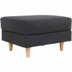 House Nordic Bologna Pouf - 52x68x42 Cm - Dunkelgrau