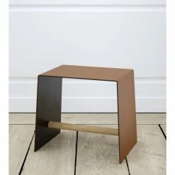 Lind DNA Bull STOOL&TABLES Stuhl - 46x33x40 Cm - Nature/black/nature -Qeeboo shop unnamed file 1834
