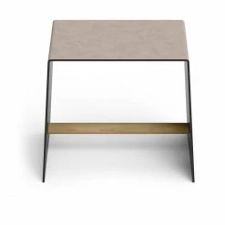Lind DNA Bull STOOL&TABLES Stuhl - 46x33x40 Cm - Warm Grey/black/nature