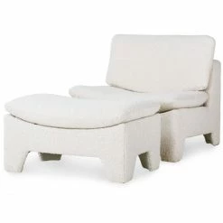 HK Living Retro Lounge Ottoman Fußhocker - 82x51x45 Cm - Cream -Qeeboo shop unnamed file 1846