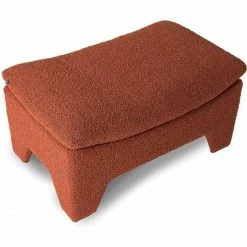 HK Living Retro Lounge Ottoman Fußhocker - 82x51x45 Cm - Brick -Qeeboo shop unnamed file 1854