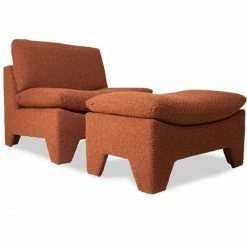 HK Living Retro Lounge Ottoman Fußhocker - 82x51x45 Cm - Brick -Qeeboo shop unnamed file 1856