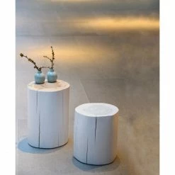 Jan Kurtz BLOCK Hocker Rund - Ø Ca. 29x38 Cm - Weiß -Qeeboo shop unnamed file 1878