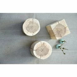 Jan Kurtz BLOCK Hocker Rund - Ø Ca. 29x38 Cm - Natur -Qeeboo shop unnamed file 1882