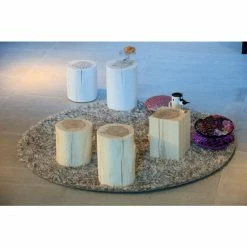 Jan Kurtz BLOCK Hocker Rund - Ø Ca. 29x38 Cm - Natur -Qeeboo shop unnamed file 1883