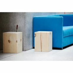 Jan Kurtz BLOCK Hocker - Ca. 29x29x40 Cm - Natur 2 -Qeeboo shop unnamed file 1895