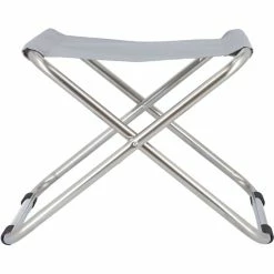 Jan Kurtz FIAM CHICO Hocker - 45x49x50 Cm - Aluminium/grau