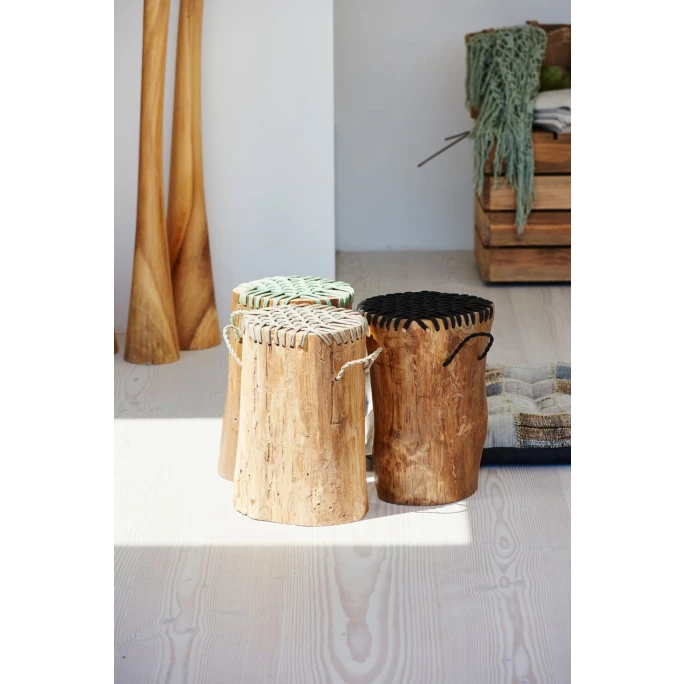 Jan Kurtz CONO Hocker - Ø 30 Cm - Höhe 42 Cm - Teak/schwarz 6 Jan Kurtz CONO Hocker - Ø 30 Cm - Höhe 42 Cm - Teak/schwarz – Bild 4