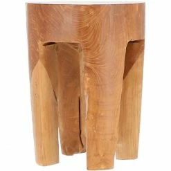 Jan Kurtz JAVA Hocker - Ø 30 Cm - Höhe Ca. 40 Cm - Teak -Qeeboo shop unnamed file 1922