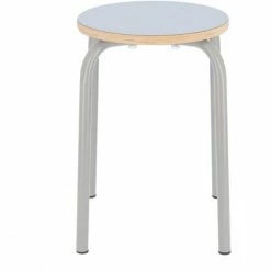 Jan Kurtz PARIS Sitzhocker - Ø 32 Cm - Höhe 46 Cm - Taupe/taupe