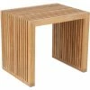 Jan Kurtz TIVOLI Sitzhocker - 45x50x40 Cm - Teak -Qeeboo shop unnamed file 1933