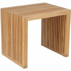 Jan Kurtz TIVOLI Sitzhocker - 45x50x40 Cm - Teak