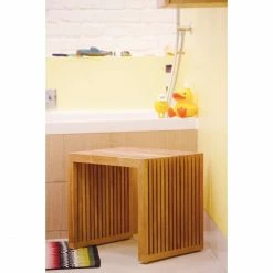 Jan Kurtz TIVOLI Sitzhocker - 45x50x40 Cm - Teak -Qeeboo shop unnamed file 1936