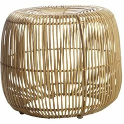 House Doctor Modern Hocker - Ø 52 Cm - Höhe 45 Cm - Natur