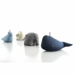 Sitting Bull ELMAR Kinder-Sitzsack - 75x55x55 Cm - Grau -Qeeboo shop unnamed file 1995