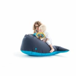 Sitting Bull Happy Zoo Ben Kinder-Sitzsack - 92x47x70 Cm - Dunkelblau -Qeeboo shop unnamed file 2005