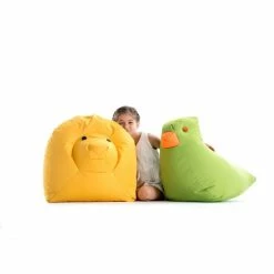 Sitting Bull Happy Zoo Fine Kinder-Sitzsack - 79x59x37 Cm - Grün 11 Sitting Bull Happy Zoo Fine Kinder-Sitzsack - 79x59x37 Cm - Grün -Qeeboo shop unnamed file 2037