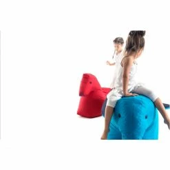 Sitting Bull Happy Zoo Lotte Kinder-Sitzsack - 81x67x37 Cm - Rot -Qeeboo shop unnamed file 2049