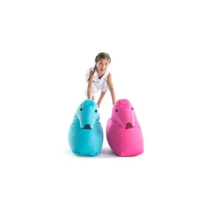 Sitting Bull Happy Zoo Lotte Kinder-Sitzsack - 81x67x37 Cm - Hellblau 5 Sitting Bull Happy Zoo Lotte Kinder-Sitzsack - 81x67x37 Cm - Hellblau – Bild 3