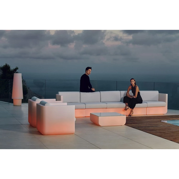 Vondom ULM Lounge Sessel - 82x82x73 Cm - Weiß 4 Vondom ULM Lounge Sessel - 82x82x73 Cm - Weiß – Bild 2