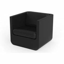 Vondom ULM Lounge Sessel - 82x82x73 Cm - Schwarz