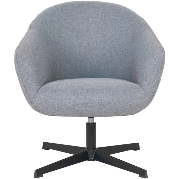 House Nordic Sydney Lounge Sessel Mit Drehfunktion - 70x67x78 Cm - Hellgrau 4 House Nordic Sydney Lounge Sessel Mit Drehfunktion - 70x67x78 Cm - Hellgrau – Bild 2