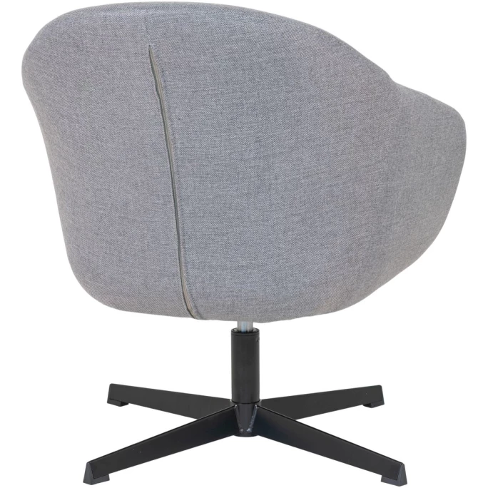 House Nordic Sydney Lounge Sessel Mit Drehfunktion - 70x67x78 Cm - Hellgrau 6 House Nordic Sydney Lounge Sessel Mit Drehfunktion - 70x67x78 Cm - Hellgrau – Bild 4
