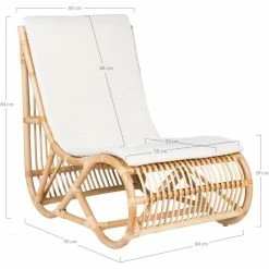 House Nordic Valencia Lounge Sessel - 90x60x84 Cm - Natur -Qeeboo shop unnamed file 330