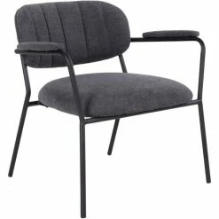 House Nordic Alicante Lounge Sessel - 61,5x72x68,5 Cm - Dunkelgrau