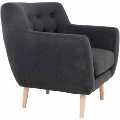 House Nordic Monte Sessel Mit Armlehnen - 76x81x79 Cm - Dunkelgrau -Qeeboo shop unnamed file 344