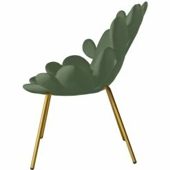 Qeeboo Filicudi Sessel - 93 X 72 X 85 Cm - Balsam Green - Brass -Qeeboo shop unnamed file 4
