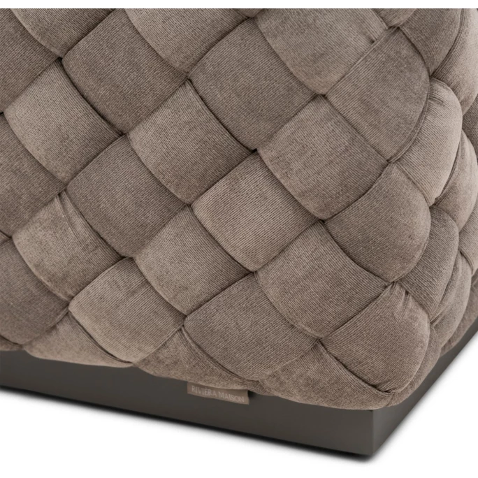 Riviera Maison Rivièra Maison Room 48 Hocker - 40x40x42 Cm - Pebbles 4 Riviera Maison Rivièra Maison Room 48 Hocker - 40x40x42 Cm - Pebbles – Bild 2