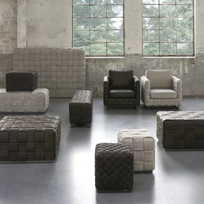 Riviera Maison Rivièra Maison Room 48 Hocker - 40x40x42 Cm - Pebbles 7 Riviera Maison Rivièra Maison Room 48 Hocker - 40x40x42 Cm - Pebbles – Bild 5