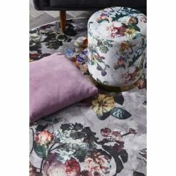 ESSENZA HOME Essenza Fleur Hocker - ø 40 Cm - Höhe 43 Cm Cm - Grey -Qeeboo shop unnamed file 419