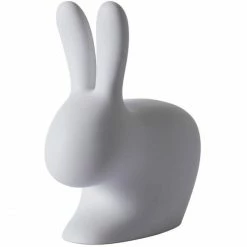 Qeeboo Rabbit Chair Baby Stuhl - 45,3 X 26,2 X 52,7 Cm - Grey