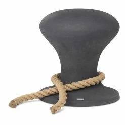 Philippi Hamburger Hocker - Ø 38, H: 42 Cm - Zink-matt