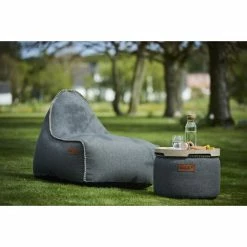 SACKit Cobana Pouf - Ø 50 Cm - Höhe 35 Cm - Grey -Qeeboo shop unnamed file 512