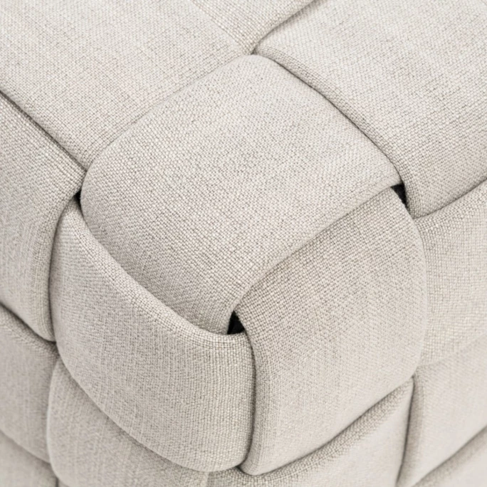 Riviera Maison Rivièra Maison Room 48 Hocker - 40x40x42 Cm - Fabulous Flax 6 Riviera Maison Rivièra Maison Room 48 Hocker - 40x40x42 Cm - Fabulous Flax – Bild 4