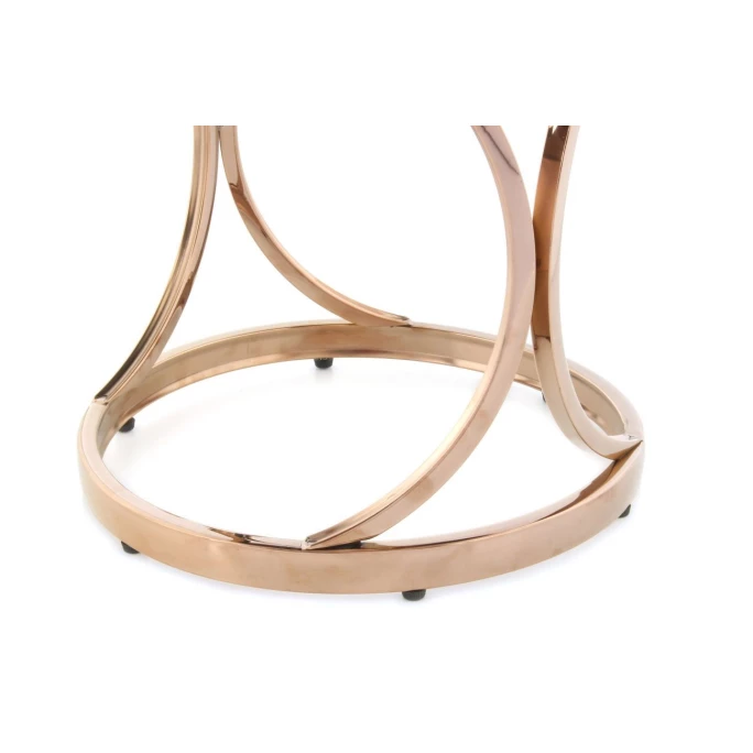 Kayoom Hocker Weyda 325 - 40 X 40 X 49 Cm - Schwarz / Rosé 7 Kayoom Hocker Weyda 325 - 40 X 40 X 49 Cm - Schwarz / Rosé – Bild 5