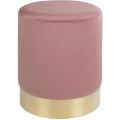 House Nordic Gamby Sitzhocker - 34x34x43 Cm - Rose
