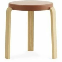 Normann Copenhagen Tap Hocker Eichenfurnier - H 43 Cm X Ø 35 Cm - Caramel