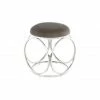 Kayoom Hocker Whitney 325 - 40 X 40 X 49 Cm - Grau / Silber -Qeeboo shop unnamed file 608