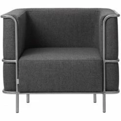Kristina Dam Studio Modernist Lounge Chair - 87x64/77x37/70 Cm - Light Grey