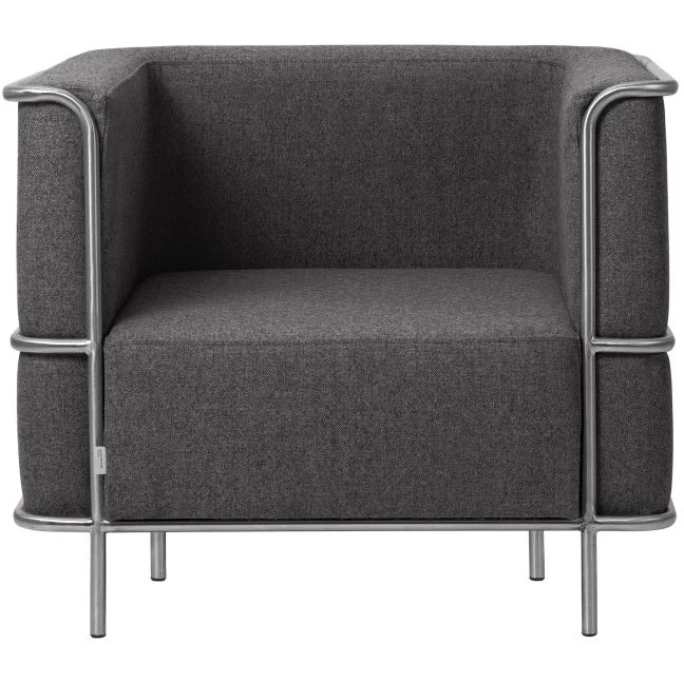 Kristina Dam Studio Modernist Lounge Chair - 87x64/77x37/70 Cm - Light Grey 3 Kristina Dam Studio Modernist Lounge Chair - 87x64/77x37/70 Cm - Light Grey