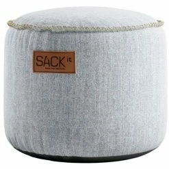 SACKit Cobana Pouf Junior - Ø 35 Cm - Höhe 42 Cm - White